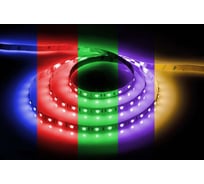 Cветодиодная LED лента FERON готовый комплект 5м, 60SMD(5050)/м, 14.4Вт/м, IP65, 12V, RGB LS607 27710