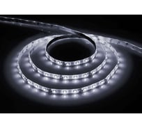 Cветодиодная LED лента FERON готовый комплект 5м, 60SMD(5050)/м, 14.4Вт/м, IP65, 12V, холодный белый, ДЕМО-УПАКОВКА LS607 27907