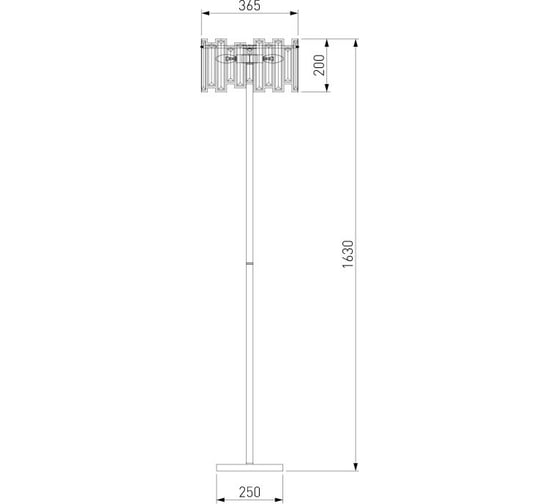 Напольный светильник Bogate's 01149/3 хром a062865