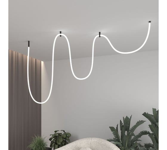 Гибкий неон Elektrostandard 336led 12w ip20 4200k full light круглый дневной белый, 5 м a063428