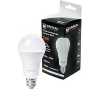 Светодиодная лампа Grisard Electric шар A70 E27 25Вт 6500K (10 шт/уп) GRE-002-0102
