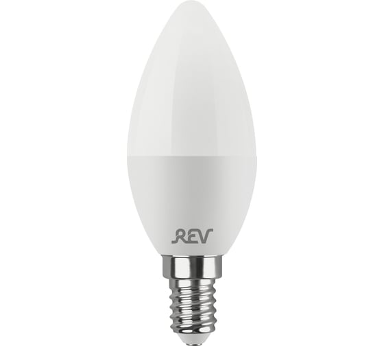 Светодиодная лампа REV свеча C37 11Вт E14 2700K 880Лм упаковка 5 шт. 62046 8