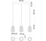 Подвесной светильник ARTE LAMP barry A7951SP-3GO 2