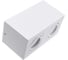 Накладной двойной поворотный светильник truEnergy под лампу 2хGU10 180x95xH90 IP20 белый/алюминий 21342 3
