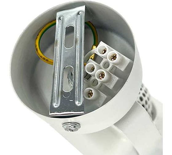 Накладной поворотный светильник truEnergy gu10 60x60xh130 ip20 белый/металл 21346