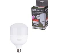 Светодиодная лампа TDM ELECTRIC T 40 Вт, 230 В, 6500 К, E27 (120x190 мм) SQ0340-0355