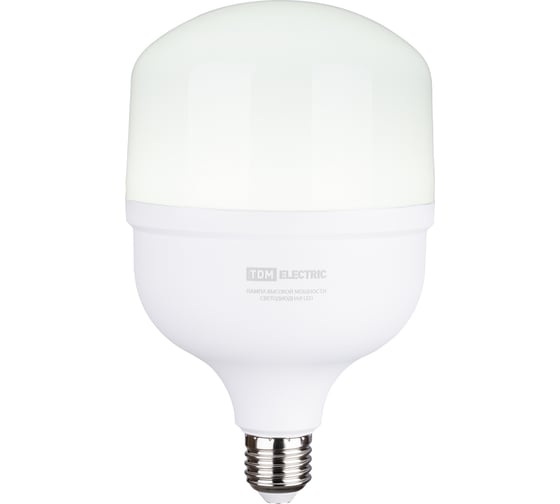 Светодиодная лампа TDM ELECTRIC T 40 Вт, 230 В, 6500 К, E27 (120x190 мм) SQ0340-0355