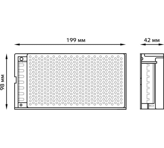 Блок питания Gauss LED STRIP PS 150W 12V SQPC202003150