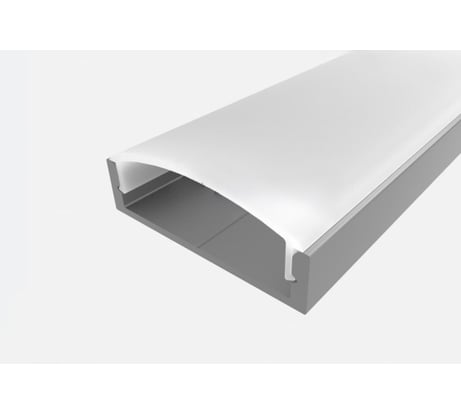 Комплект алюминиевого профиля LEDCRAFT с экраном и заглушками LC-LP0728M28-1 1638000058