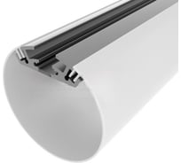 Комплект алюминиевого профиля LEDCRAFT с экраном и заглушками LC-LP1134M90-1 1638000156