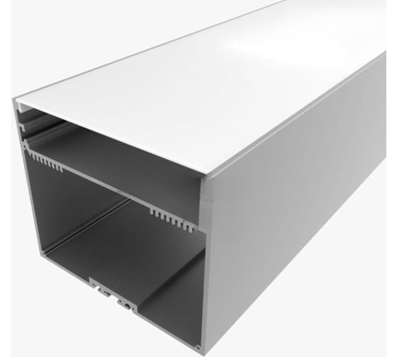 Комплект алюминиевого профиля LEDCRAFT с экраном и заглушками LC-LP100120M115-1 1638000152 1