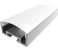 Комплект алюминиевого профиля LEDCRAFT с экраном и заглушками LC-LP1227M28-1 1638000083