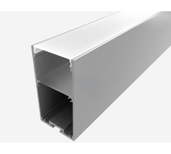 Комплект алюминиевого профиля LEDCRAFT с экраном и заглушками LC-LP6735M34-1 1638000047 1
