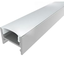 Комплект алюминиевого профиля LEDCRAFT с экраном и заглушками LC-LPS1216M16-1 1638000017