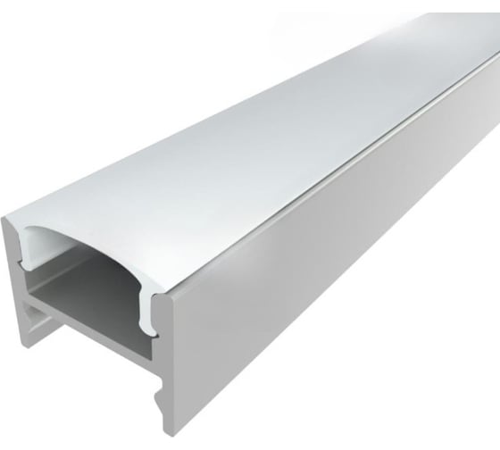 Комплект алюминиевого профиля LEDCRAFT с экраном и заглушками LC-LPS1216M16-1 1638000017 1