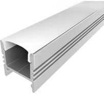 Комплект алюминиевого профиля LEDCRAFT с экраном и заглушками LC-LPS1716M16-1 1638000019