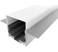 Комплект алюминиевого профиля LEDCRAFT с экраном и заглушками LC-LPSH2564M36-1 1638000134