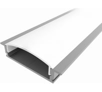 Комплект алюминиевого профиля LEDCRAFT с экраном и заглушками LC-LPV0734M28-1 1638000096