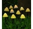 Гирлянда на солнечной батарее INBLOOM, 5м, 10LED, шампань, 8 режимов, грибы 18см, 2V80mA, 1.2V600mAh, IP44 185-065 1