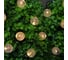 Гирлянда на солнечной батарее INBLOOM, 10LED, 4м, шампань, 2 режима, шар, ПВХ зеленый, 2V60mA, 1.2V 600mAh 185-063 1
