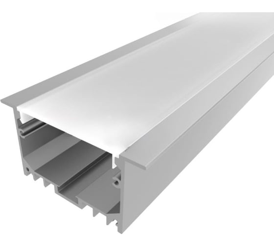 Комплект алюминиевого профиля LEDCRAFT с экраном и заглушками LC-LPV3263M44-1 1638000041 1