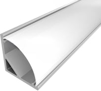 Комплект алюминиевого профиля LEDCRAFT с экраном и заглушками LC-LPU1616M20-1 1638000007 26927498