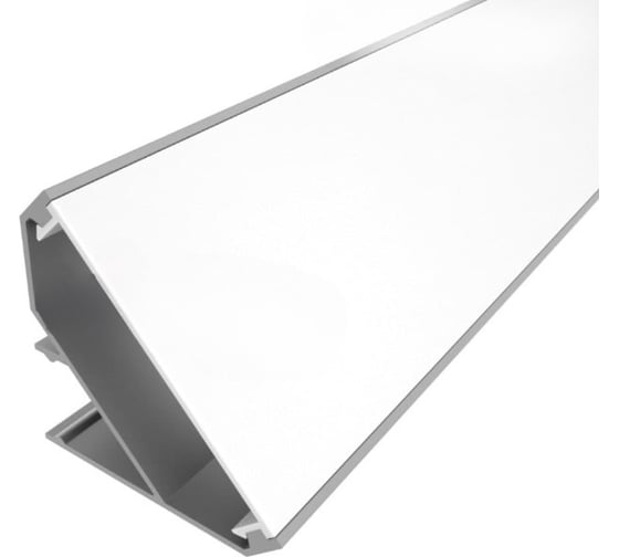 Комплект алюминиевого профиля LEDCRAFT с экраном и заглушками LC-LPU3838M44-1 1638000088