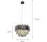 Люстра HIPER 11E1440Вт BLACK/GOLD H171-1 2