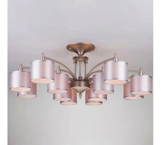 Люстра HIPER 12E1440Вт SILVER/PINK H161-0