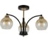 Люстра HIPER 3E2760Вт BLACK/GOLD H178-3 1