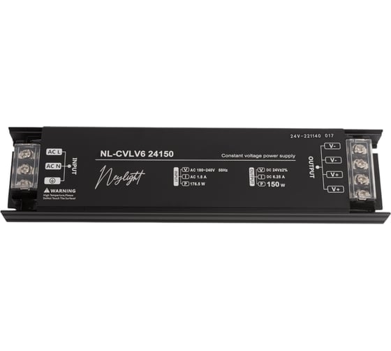 Блок питания Neylight 24v 150w led ip44 NL-CVLV6-24150