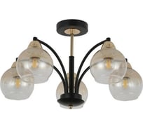 Люстра HIPER 5E2760Вт BLACK/GOLD H178-5