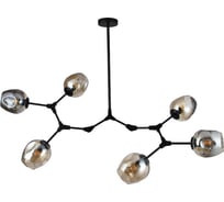 Люстра HIPER 6E2760Вт BLACK H207-1