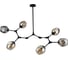 Люстра HIPER 6E2760Вт BLACK H207-1 1