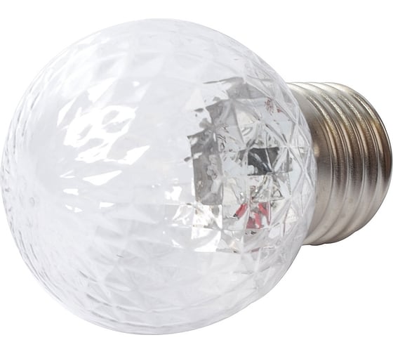 Лампа декоративная светодиодная led-d45-1w/blue/e27/cl/с pineapple Volpe UL-00010066