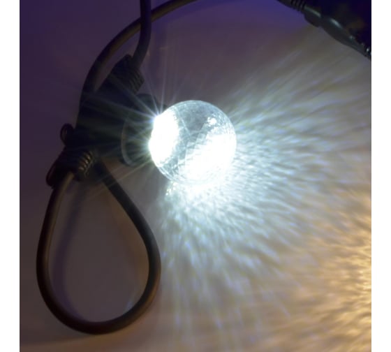 Лампа декоративная светодиодная led-d45-1w/6000k/e27/cl/с pineapple Volpe UL-00010065