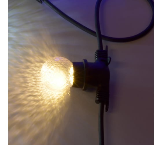 Декоративная светодиодная лампа Volpe led-d45-1w/3000k/e27/cl/с pineapple UL-00010064