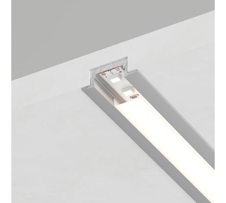 Алюминиевый встраиваемый профиль, серебро Feron CAB251 10265