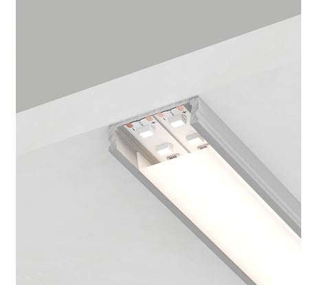 Алюминиевый накладной широкий профиль, серебро Feron CAB263 10277