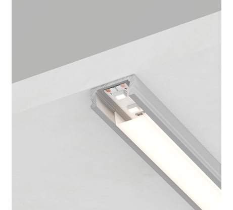 Алюминиевый накладной профиль, серебро Feron CAB262 10267