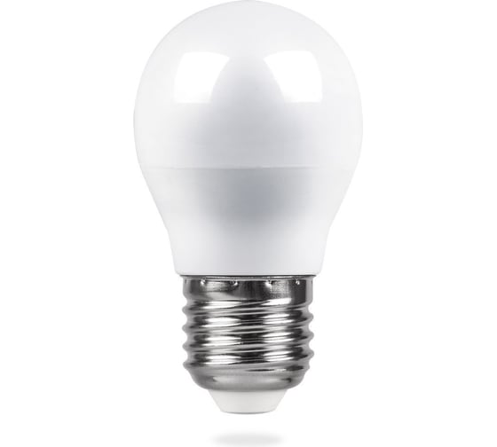 Светодиодная лампа - шарик E27 5W 4000K FERON LB-38 25405