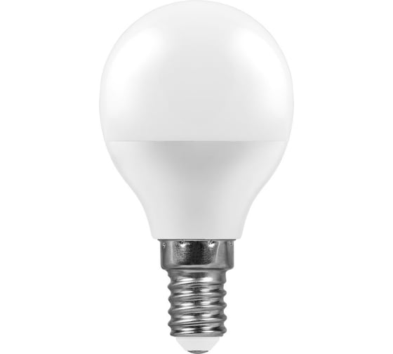 Светодиодная лампа - шарик E14 7W 2700K FERON LB-95 25478