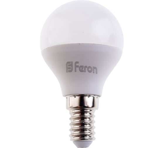 Светодиодная лампа - шарик E14 7W 4000K FERON LB-95 25479