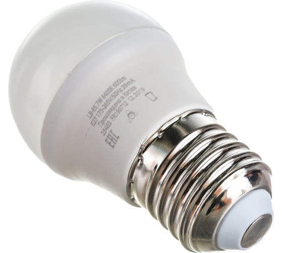 Светодиодная лампа - шарик E27 7W 6400K FERON LB-95 25483