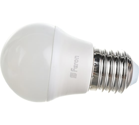 Светодиодная лампа - шарик E27 7W 6400K FERON LB-95 25483