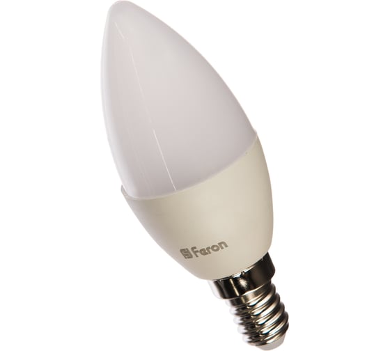 Светодиодная лампа - свеча E14 7W 6400K FERON LB-97 25477