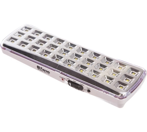 Аккумуляторный светильник 30LED, DC, белый Feron EL115 12668