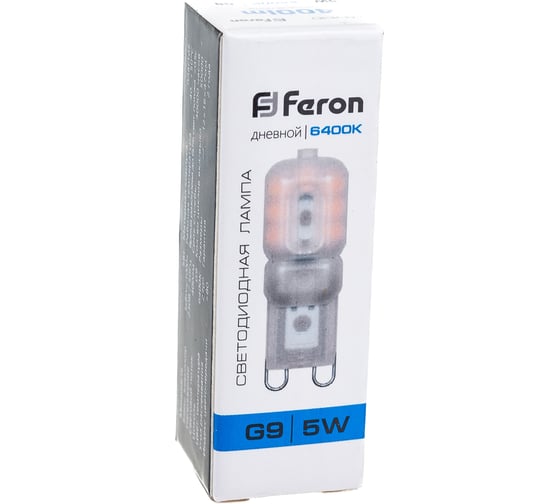 Светодиодная лампа FERON G9 5W 6400K LB-430 25638