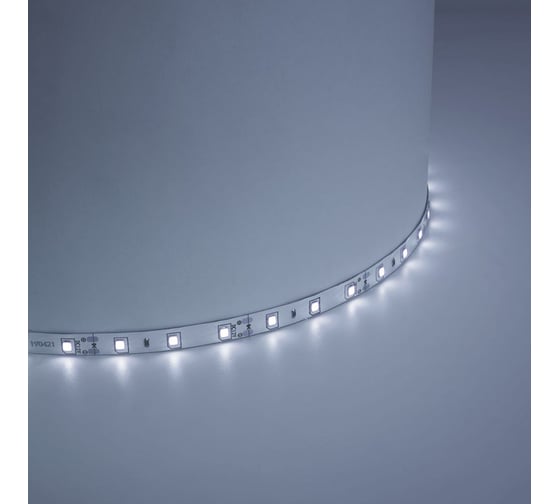 Cветодиодная LED лента FERON 60SMD(2835)/м, 4.8Вт/м, 1м, IP65, 12V белый холодный LS604 27752