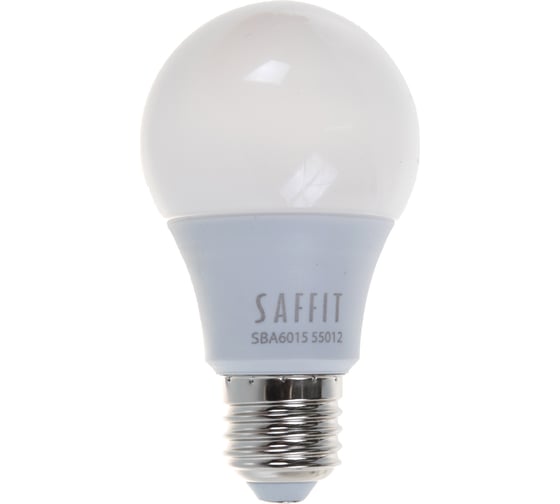Светодиодная лампа SAFFIT SBA6015 Шар E27 15W 6400K 55012